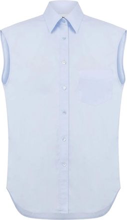 Moschino Camicia smanicata - Blu