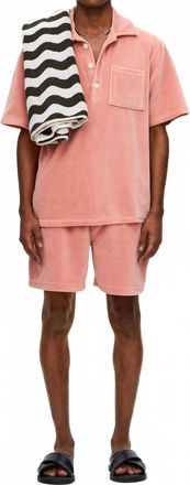 OAS Girona Velour Shirt In Cameo