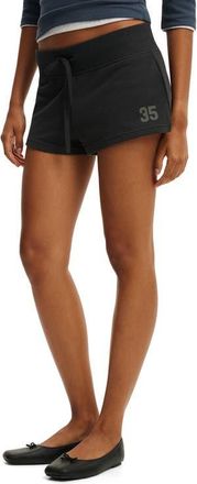 Cotton On Womens Micro Fleece Sweatshort in Shadowstone 35 at Nordstrom, Size Xx-Small