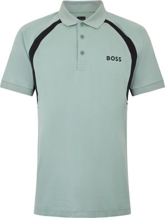 HUGO BOSS Light Green Slim Fit Polo