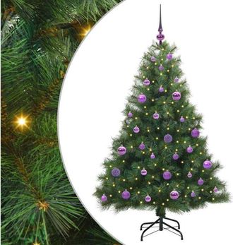 vidaXL &Aacute;rbol De Navidad Artificial Con 150 Led Verde 150 Cm Pe Y Pvc Vidaxl