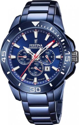 Festina F20643-1 Mens Chrono Bike Watch - Blue - One Size