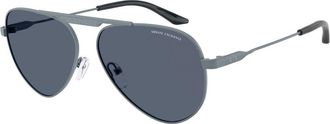 A|X Armani Exchange AX2060S 613287 Mens Sunglasses Blue Size 58