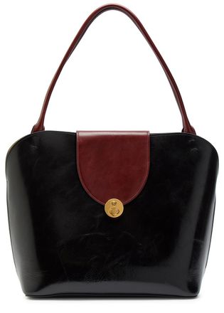 Versace Large Leather Tote bag - Black - One Size
