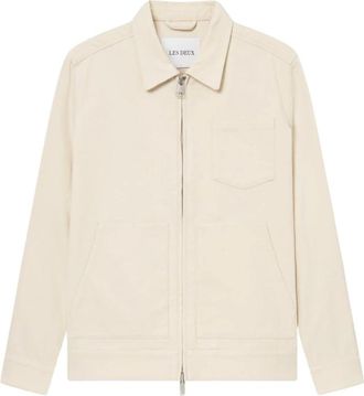 Les Deux Canvas Jacket - Heren - Zomerjassen - Beige - XS - Katoen - Jassen