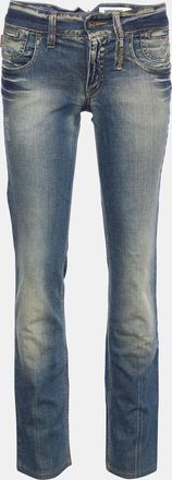 Moschino Jeans Navy Blue Denim Tapered Leg Jeans