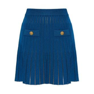 Balmain Gonna con tasche decorative - - Skirts - Donna - Blu - 2XS