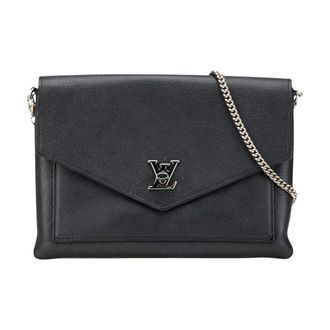 Louis Vuitton Pre-owned My Lock Me Chain Pochette - Dames - Vintage Schoudertas - Zwart - ONE Size - Leer - Vintage