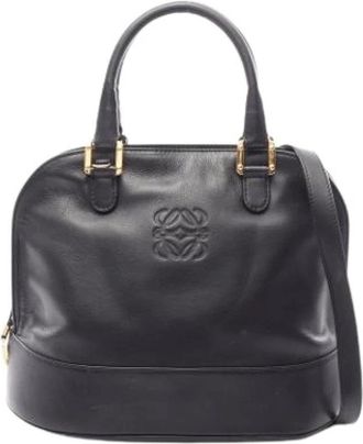 Loewe Pre-owned Leren Handtas - Dames - Vintage Handtas - Zwart - ONE Size - Leer - Vintage