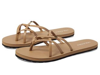 Volcom New School II Womens Shoes Natural : 10 B - Medium, Synthetic