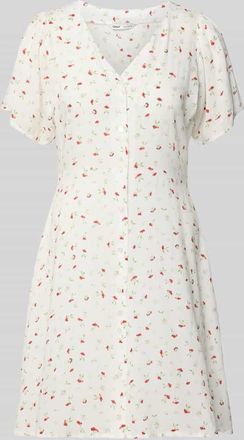 Only Minikleid aus reiner Viskose Modell EVIDA in Offwhite, Gr&ouml;&szlig;e XL