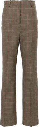 Golden Goose Maewa trousers - women - Virgin Wool/Cotton - 44 - Brown