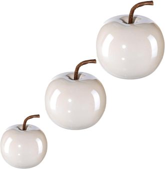 Creativ Home Dekokugel »Weihnachtsdeko« Apfel aus Keramik