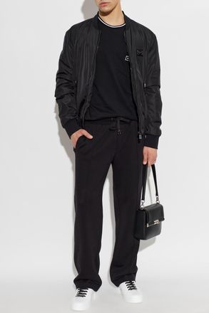 Dolce & Gabbana T-shirt With Pocket, Mens, Black