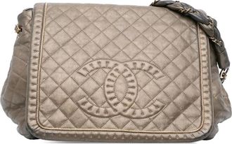 Chanel Pre-owned Shoulder Bags, female, Brown, Size: ONE SIZE Pre-owned Quilted Flap Bag