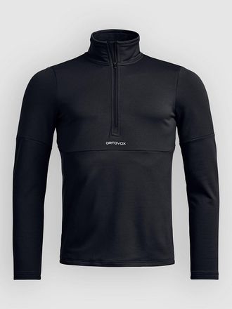 Ortovox Light Zip Neck Fleecejacke schwarz