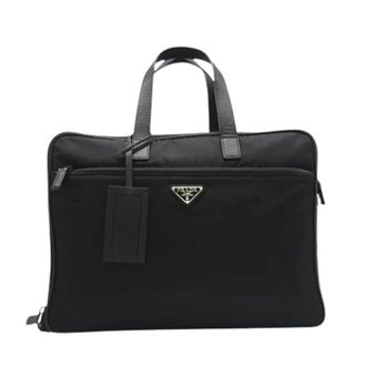 Prada Pre-owned Briefcase - Heren - Vintage Handtas - Zwart - ONE Size - Leer - Vintage