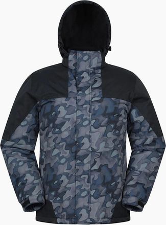 Mountain Warehouse Mens Mountain Warehouse Mens Shadow II Printed Ski Jacket - Brown - Size: 40/Regular