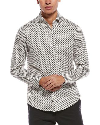 Ted Baker Brown Soren Ted Print Shirt