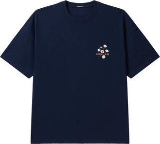 Denham the Jeanmaker Stitch SS TEE - Heren - Tops - Blauw - Maat: S