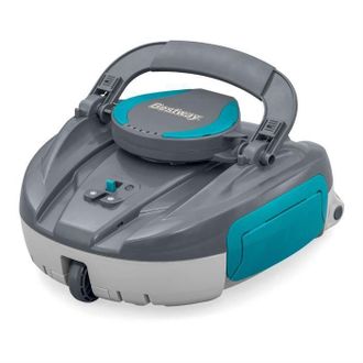 Bestway Robot Aspirador - Bestway - Agathe - Recargable Y Aut&oacute;nomo - Limpieza De Fondo Plano - 15 M&sup2; M&aacute;x
