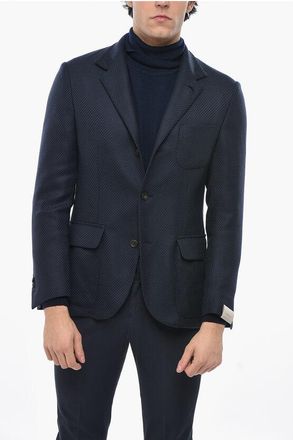 Corneliani Virgin Wool SPORTSWEAR Blazer with Flap Pockets size 50