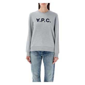 A.P.C. Viva Sweatshirt - Dames - Sweatshirts - Grijs - M - Katoen - Hoodies & sweatvesten