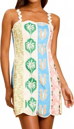 Mestiza New York Sail Away Mini Dress In Beach Bazaar