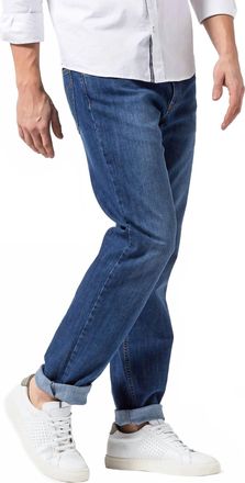 Brax Mens Masterpiece Five-Pocket Jeans - Regular In Regular Blue Used