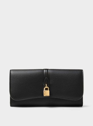 Stella McCartney Womens Ryder padlock detail faux-leather wallet