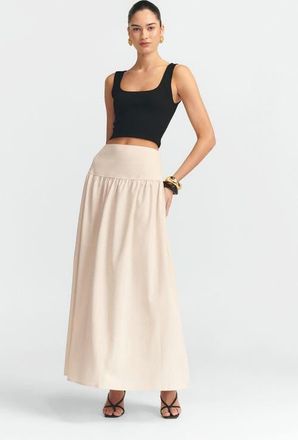 ST MRLO Gracie Skirt in Natural at Nordstrom, Size 6