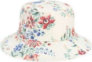 Loeffler Randall Ivy Bucket Hat in Cream Vine Floral at Nordstrom Rack