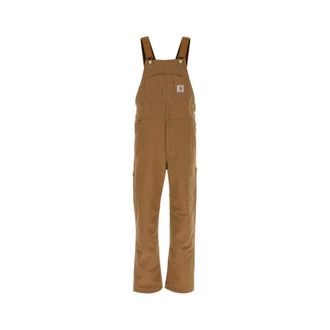 Carhartt Work in Progress Denim Bib Overall - Heren - Jumpsuits - Bruin - W29 - Denim - Jumpsuits & Playsuits