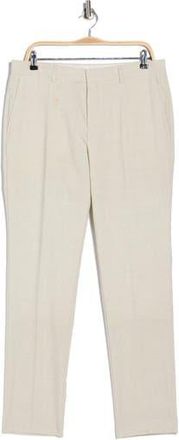 BOSS Genius Slim Fit Flat Front Wool Blend Dress Pants in Open White at Nordstrom Rack, Size 34Regular
