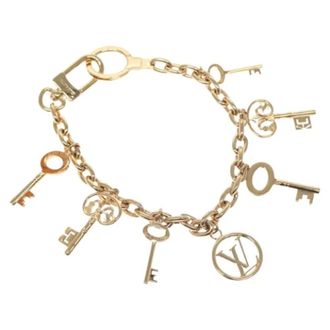 Louis Vuitton Pre-owned Metal key-holders - Dames - Pre-owned - Geel - Maat: ONE Size