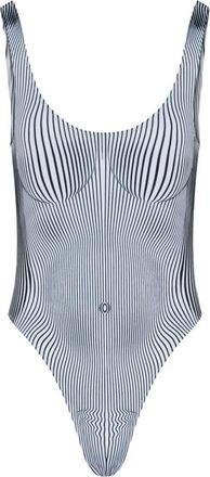 Jean Paul Gaultier Dames, Badkleding, Wit, Maat: XS Poliester