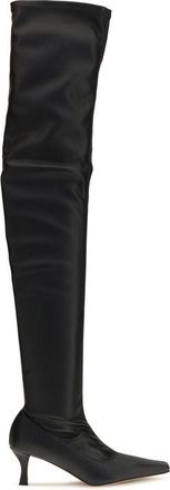Proenza Schouler Black Polyurethane Over The Womens Knee