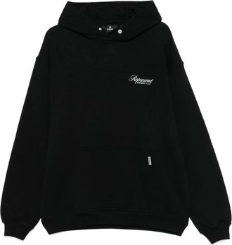 Represent Owners Club Script Hoodie - Heren - Hoodies - Zwart - L - Katoen - Hoodies & sweatvesten