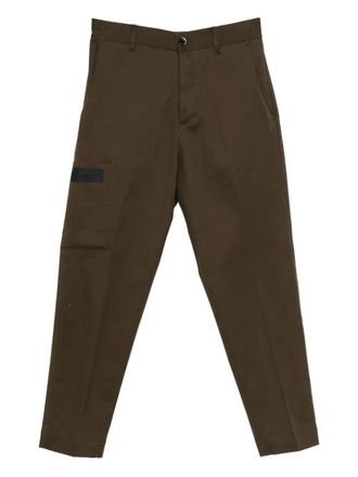 Nine In The Morning patch trousers - men - Cotton - 48 - Green