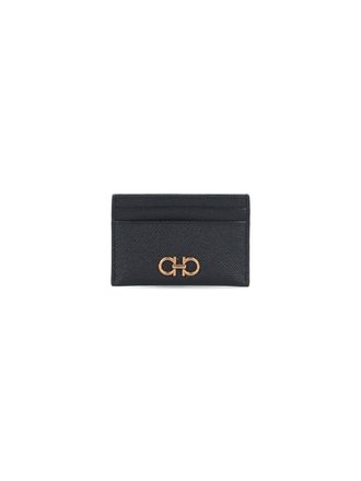 Ferragamo Gancini Cardholder - Black