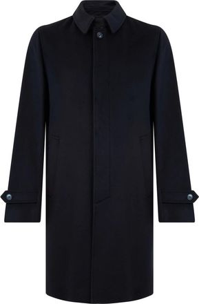 Herno Jas met kraag - Heren - Mantel - Zwart - L - Kasjmier - Jassen