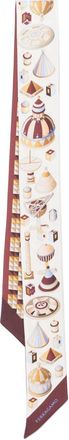 Ferragamo Foulard con stampa Nadir - Toni neutri