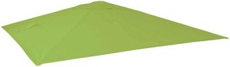 Hhg Nunca Usado] Funda De Repuesto Para Parasol Sem&aacute;foro De Lujo Hhg 549, Funda De Repuesto Para Parasol, 3x4m (&oslash;5m) Poli&eacute;ster 3,5kg, Verde Claro
