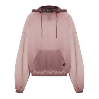 Palm Angels Sudadera con Capucha de Algod&oacute;n - Sweatshirts & Hoodies - Hombre - Rosa - XL