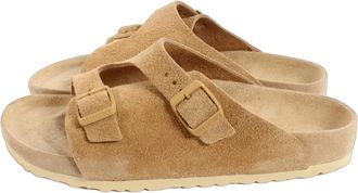 Birkenstock Zurich Narrow Fit - Heren - Sandalen - Beige - 40 EU - Leer - Schoenen