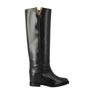 Via Roma 15 Dames, Schoenen, Zwart, Maat: 42 EU Leer
