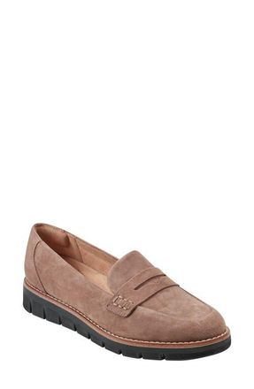 Easy Spirit Velia Penny Loafer in Taupe at Nordstrom, Size 10.5