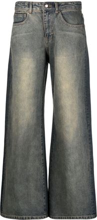 JNBY wide-leg gradient-effect jeans - women - Cotton - L - Blue