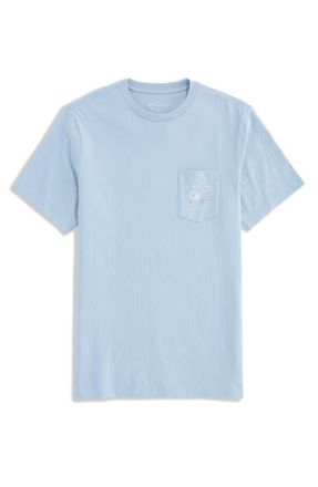 Vineyard Vines Coral Permit Graphic T-Shirt in Del Mar Blue at Nordstrom, Size Small