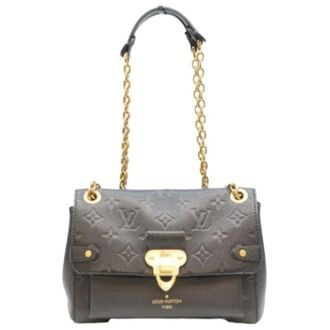 Louis Vuitton Pre-owned Monogram Empreinte Schoudertas - Dames - Pre-owned - Zwart - Maat: ONE Size Leer